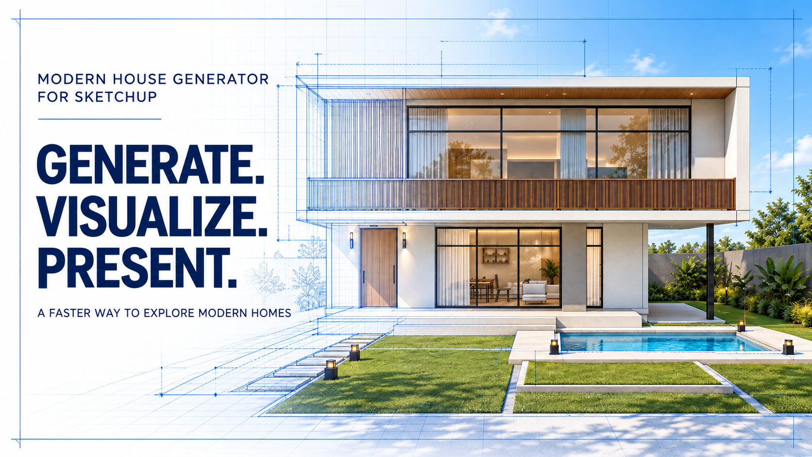 Modern House Generator architectural concept